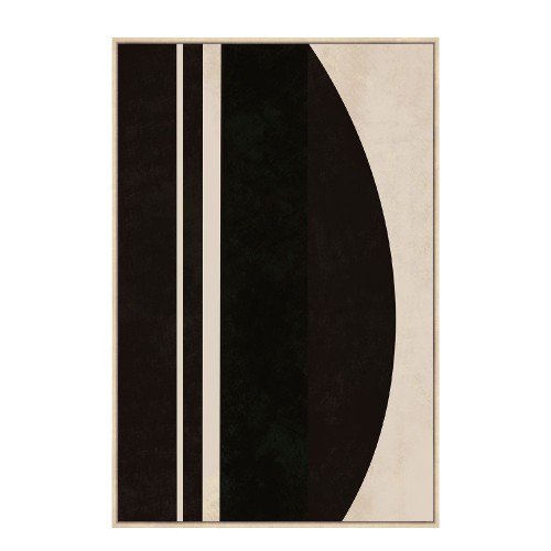 SOLAIRE B ΠΙΝΑΚΑΣ ΔΙΑΚΟΣΜΗΤΙΚΟΣ ΜΕ ΚΟΡΝΙΖΑ 80x120x4 ΚΑΜΒΑΣ ΚΑΦΕ ΣΚΟΥΡΟ ΜΠΕΖ ΞΥΛΟ ΦΥΣΙΚΟ c497173