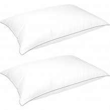 Ζεύγος Μαξιλάρι 100 βαμβ 233 κλωστές 60x80cm με γέμιση 3D 6D 1150gsm διπλό γαζί με γκρι φυτίλι Fragente - Σετ 4 c497182 Ζεύγος Μαξιλάρι 100 βαμβ 233 κλωστές 60x80cm με γέμιση 3D 6D 1150gsm διπλό γαζί με γκρι φυτίλι Fragente - Σετ 4 c497182