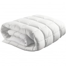 Πάπλωμα μικροφίμπρας 90gsm 260x240cm με γέμιση 100 6D 200gsm διπλό γαζί με ασημί φυτίλι Fragente - Σετ 2 c497185