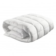 Πάπλωμα 100 βαμβ πενιέ 233tc 220x240cm με γέμιση Down Like 250gsm διπλό γαζί με γκρι φυτίλι Fragente - Σετ 2 c497187