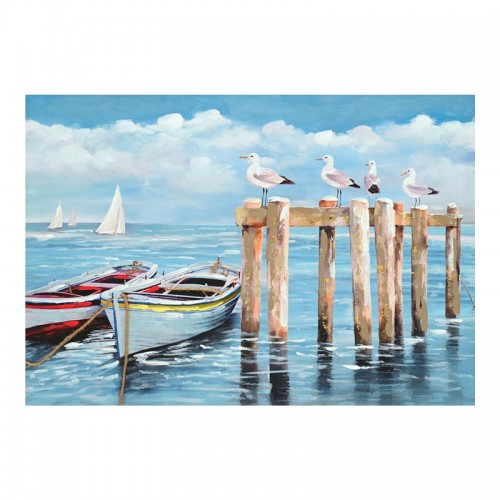 Πίνακας σε καμβά Port I Inart 100x3x70εκ c497233