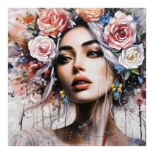 Πίνακας σε καμβά Prima Ι Inart 100x3x100εκ c497246 Πίνακας σε καμβά Prima Ι Inart 100x3x100εκ c497246