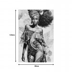 Πίνακας σε καμβά Georgina I Inart 80x3x120εκ c497249