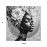 Πίνακας σε καμβά Giara Inart 100x3x100εκ c497269