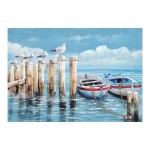 Πίνακας σε καμβά Port Inart 100x3x70εκ c497271