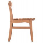 ΚΑΡΕΚΛΑ ΤΡΑΠΕΖΑΡΙΑΣ ΕΞ ΧΩΡΟΥ ROBBIE HM18115 ΞΥΛΟ TEAK--ΦΥΣΙΚΟ 48x51x82Υεκ c497297