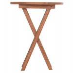 ΤΡΑΠΕΖΙ ΣΚΗΝΟΘΕΤΗ ΣΤΡΟΓΓΥΛΟ ERIS HM18119 ΞΥΛΟ TEAK--ΦΥΣΙΚΟ Φ60x75Υεκ c497303