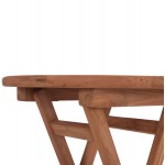 ΤΡΑΠΕΖΙ ΣΚΗΝΟΘΕΤΗ ΣΤΡΟΓΓΥΛΟ ERIS HM18119 ΞΥΛΟ TEAK--ΦΥΣΙΚΟ Φ60x75Υεκ c497303