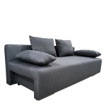 Καναπές Κρεβάτι Τριθέσιος ArteLibre URBAN LOUNGE 3S Σκούρο Γκρι Ύφασμα 194x93x72cm c497324