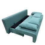 Καναπές Κρεβάτι Τριθέσιος ArteLibre URBAN LOUNGE 3S Τιρκουάζ Ύφασμα 194x93x72cm c497327
