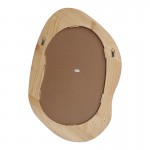 Καθρέπτης οβάλ Enola pakoworld mdf σε φυσική απόχρωση 54x2 5x80εκ c497336