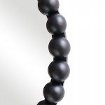 Καθρέπτης Specio pakoworld ξύλο σε μαύρη απόχρωση Φ60x4 5εκ c497338