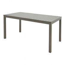 Τραπέζι Kliton pakoworld αλουμίνιο σε σαμπανιζέ απόχρωση 150x80x74εκ c497341