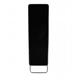 Καθρέπτης Lezour pakoworld βελούδο σε λευκή απόχρωση 50x5x170εκ c497343