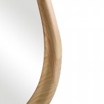 Καθρέπτης οβάλ Baloa pakoworld mdf σε φυσική απόχρωση 44x4x80εκ c497344