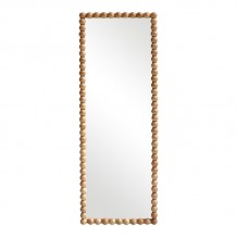 Καθρέπτης Ledalo pakoworld ξύλο σε φυσική απόχρωση 45x4 5x130εκ c497346