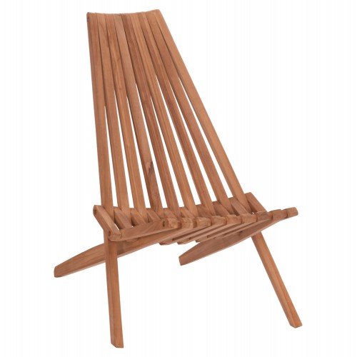 ΠΟΛΥΘΡΟΝΑ LOUNGE ΠΤΥΣΣΟΜΕΝΗ SHIGAO HM18112 ΞΥΛΟ TEAK--ΦΥΣΙΚΟ 61x88 5x89Υεκ c497356