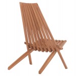 ΠΟΛΥΘΡΟΝΑ LOUNGE ΠΤΥΣΣΟΜΕΝΗ SHIGAO HM18112 ΞΥΛΟ TEAK--ΦΥΣΙΚΟ 61x88 5x89Υεκ c497356