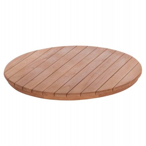 ΕΠΙΦΑΝΕΙΑ ΤΡΑΠΕΖΙΟΥ ΣΤΡΟΓΓΥΛΗ HM18132 ΞΥΛΟ TEAK--ΦΥΣΙΚΟ Φ60x4 πάχος εκ c497357