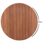 ΕΠΙΦΑΝΕΙΑ ΤΡΑΠΕΖΙΟΥ ΣΤΡΟΓΓΥΛΗ HM18132 ΞΥΛΟ TEAK--ΦΥΣΙΚΟ Φ60x4 πάχος εκ c497357