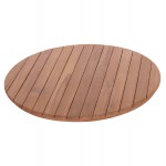 ΕΠΙΦΑΝΕΙΑ ΤΡΑΠΕΖΙΟΥ ΣΤΡΟΓΓΥΛΗ HM18133 ΞΥΛΟ TEAK--ΦΥΣΙΚΟ Φ70x4 πάχος εκ c497358