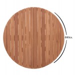 ΕΠΙΦΑΝΕΙΑ ΤΡΑΠΕΖΙΟΥ ΣΤΡΟΓΓΥΛΗ HM18134 ΞΥΛΟ TEAK--ΦΥΣΙΚΟ Φ80x4 πάχος εκ c497359