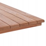 ΕΠΙΦΑΝΕΙΑ ΤΡΑΠΕΖΙΟΥ ΤΕΤΡΑΓΩΝΗ HM18136 ΞΥΛΟ TEAK--ΦΥΣΙΚΟ 70x70x4 πάχος εκ c497361