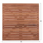ΕΠΙΦΑΝΕΙΑ ΤΡΑΠΕΖΙΟΥ ΤΕΤΡΑΓΩΝΗ HM18137 ΞΥΛΟ TEAK--ΦΥΣΙΚΟ 80x80x4 πάχος εκ c497362