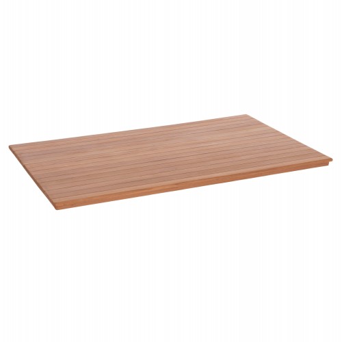 ΕΠΙΦΑΝΕΙΑ ΤΡΑΠΕΖΙΟΥ ΟΡΘΟΓΩΝΙΑ HM18138 ΞΥΛΟ TEAK--ΦΥΣΙΚΟ 120x80x4 πάχος εκ c497363