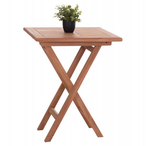 ΤΡΑΠΕΖΙ ΣΚΗΝΟΘΕΤΗ ΤΕΤΡΑΓΩΝΟ ERIS HM18118 ΞΥΛΟ TEAK--ΦΥΣΙΚΟ 60x60x75Υεκ c497364