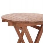 ΤΡΑΠΕΖΙ ΣΚΗΝΟΘΕΤΗ ΣΤΡΟΓΓΥΛΟ HEIDEL HM18120 ΞΥΛΟ TEAK--ΦΥΣΙΚΟ Φ60x75Υεκ c497443