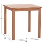 ΤΡΑΠΕΖΙ ΤΕΤΡΑΓΩΝΟ PRESSCOT HM18122 ΞΥΛΟ TEAK--ΦΥΣΙΚΟ 80x80x76Υεκ c497445