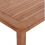ΤΡΑΠΕΖΙ ΤΕΤΡΑΓΩΝΟ PRESSCOT HM18122 ΞΥΛΟ TEAK--ΦΥΣΙΚΟ 80x80x76Υεκ c497445