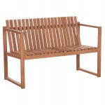 ΠΑΓΚΑΚΙ ΚΗΠΟΥ 2ΘΕΣΙΟ VED HM18124 ΞΥΛΟ TEAK--ΦΥΣΙΚΟ ΧΡΩΜΑ 130x60x86Υεκ c497449