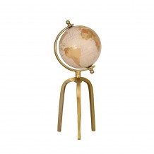 GLOBUS ΔΙΑΚΟΣΜΗΤΙΚΟ ΥΔΡΟΓΕΙΟΣ 15x15x41 ΑΛΟΥΜΙΝΙΟ ΧΡΥΣΟ ΛΕΥΚΟ ΠΛΑΣΤΙΚΟ c497460