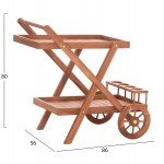 ΔΙΣΚΟΣ ΣΕΡΒΙΡΙΣΜΑΤΟΣ ΣΕ ΤΡΟΛΕΥ ALFRED HM4579 ΞΥΛΟ TEAK--ΦΥΣΙΚΟ 86x56x80Υεκ c497501