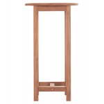ΤΡΑΠΕΖΙ ΣΤΑΝΤ ΜΠΑΡ ΣΤΡΟΓΓΥΛΟ PRESSCOT HM18114 ΞΥΛΟ TEAK--ΦΥΣΙΚΟ Φ60x105Υεκ c497504
