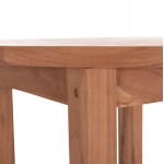 ΤΡΑΠΕΖΙ ΣΤΑΝΤ ΜΠΑΡ ΣΤΡΟΓΓΥΛΟ PRESSCOT HM18114 ΞΥΛΟ TEAK--ΦΥΣΙΚΟ Φ60x105Υεκ c497504