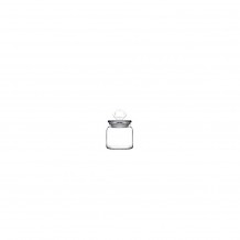 Δοχείο γυάλινο με καπάκι 0 57Lt φ8xY9 5cm Pasabahce - Σετ 6 c497510