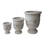 ΣΕΤ 3ΤΜΧ ΓΛΑΣΤΡΕΣ ΜΕ ΑΝΑΓΛΥΦΟ GARDENER HM4729 FIBERCLAY-ΣΕ ΥΠΟΛΕΥΚΟ Φ57 5x72 5Υεκ c497543