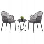 ΣΕΤ LOUNGE 3TMX ΕΞ ΧΩΡΟΥ OREGO HM21107 01 ΑΛΟΥΜΙΝΙΟ ΜΕΤΑΛΛΟ ΣΕ ΣΚΟΥΡΟ ΓΚΡΙ c497556
