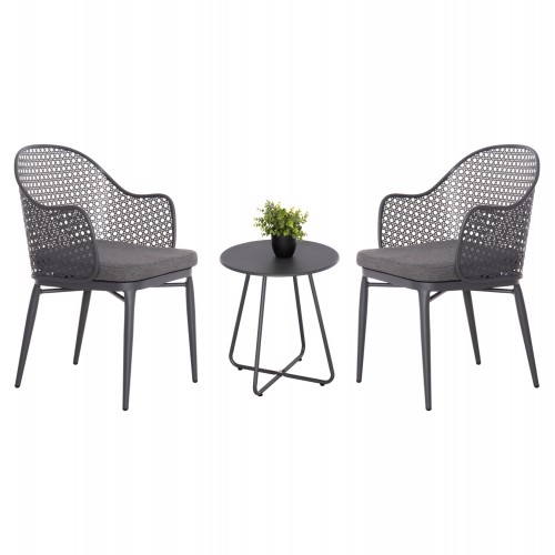 ΣΕΤ LOUNGE 3TMX ΕΞ ΧΩΡΟΥ OREGO HM21107 01 ΑΛΟΥΜΙΝΙΟ ΜΕΤΑΛΛΟ ΣΕ ΣΚΟΥΡΟ ΓΚΡΙ c497556
