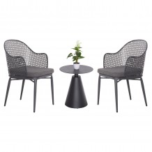 ΣΕΤ LOUNGE 3TMX ΕΞ ΧΩΡΟΥ OREGO HM21106 01 ΑΛΟΥΜΙΝΙΟ ΣΕ ΣΚΟΥΡΟ ΓΚΡΙ c497595