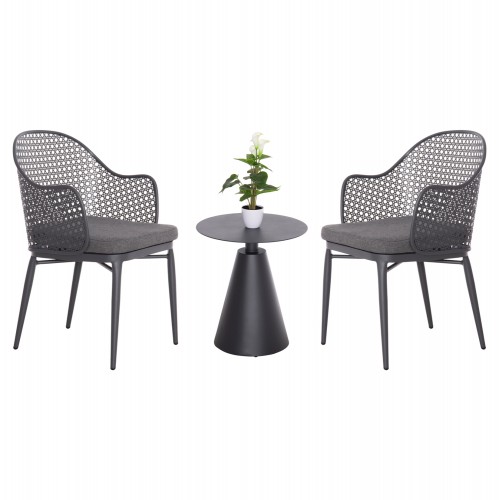 ΣΕΤ LOUNGE 3TMX ΕΞ ΧΩΡΟΥ OREGO HM21106 01 ΑΛΟΥΜΙΝΙΟ ΣΕ ΣΚΟΥΡΟ ΓΚΡΙ c497595