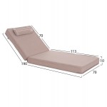 ΜΑΞΙΛΑΡΙ ΞΑΠΛΩΣΤΡΑΣ ΑΚΙΝΟ HM21095 01 OLEFIN ΜΠΕΖ ΜΕ FOAM 190x70x10Υεκ c497602