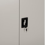 ΝΤΟΥΛΑΠΑ ΜΕΤΑΛΛΙΚΗ DURON HM12001 ΔΙΦΥΛΛΗ ΜΕ 5 ΑΠΟΘ ΧΩΡΟΥΣ ΠΟΔΙΑ- ΓΚΡΙ 90Χ40Χ190Yεκ c497607