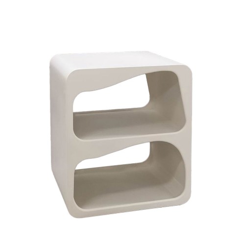 TINOS SIDE TABLE ΛΕΥΚΟ 47x40x53 c497609