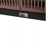 ΚΑΝΑΠΕΣ 2ΘΕΣΙΟΣ MYRTIA HM5550 12 AΛΟΥΜΙΝΙΟ ΑΝΘΡΑΚΙ--ΜΠΕΖ TESLIN ΣΧΟΙΝΙ 123x61x90Υεκ c497653