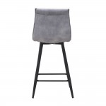 LINEA ΣΚΑΜΠΟ BAR ΓΚΡΙ SILVER 42x51x84 c497681