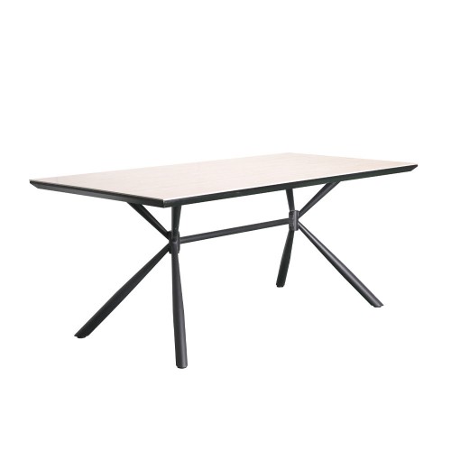 SAHARA ΤΡΑΠΕΖΙ BEIGE ΜΕ ΟΨΗ ΜΑΡΜΑΡΟΥ 180x90x76 c497685